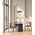 PENDANT ES 40W DOME Smokey Black Glass w/Brass Highlight OD420mm