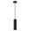 PENDANT GU10 10W White Aluminium Ribbed Cylinder OD65mm