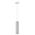 PENDANT GU10 10W Black Aluminium Ribbed Cylinder OD65mm