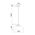 Pendant S/M LED White Dome 8W Tri 3K/4K/6K 312 Lm