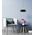 Pendant S/M LED Black Dome 8W Tri 3K/4K/6K 109 Lm