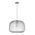 PENDANT ES 40W Clear Glass w/Segments Chrome Highlight DOME OD400mm