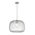 PENDANT ES 40W Amber Glass w/Segments Brass Highlight DOME OD400mm