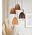 PENDANT  ES Black Walnut OBLONG OD250mm