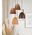 PENDANT  ES Black Walnut OBLONG OD250mm