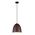 PENDANT  ES Black Walnut OBLONG OD250mm