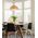 PENDANT ES Black Walnut DOME OD400mm