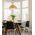 PENDANT ES Black Walnut DOME OD400mm