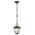 PENDANT ES Satin Brass & Dark Wood CAGE OD180mm