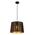 PENDANT ES 60W Blk w/Gold Interior Iron SLANTED w/Vector Pattern OD350 x H250 mm