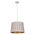 PENDANT ES 60W Wh w/Gold Interior Iron SLANTED w/Vector Pattern OD350 x H250 mm