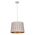 PENDANT ES 60W Blk w/Gold Interior Iron SLANTED w/Vector Pattern OD350 x H250 mm