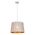 PENDANT ES 60W Wh w/Gold Interior Iron SLANTED w/Vector Pattern OD350 x H250 mm