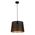 PENDANT ES 60W Wh w/Gold Interior Iron SLANTED w/Geometry Pattern OD350 x H250 mm