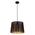 PENDANT ES 60W Blk w/Gold Interior Iron SLANTED w/Tree Pattern OD350 x H250 mm