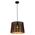 PENDANT ES 60W Blk w/Gold Interior Iron SLANTED w/Tree Pattern OD350 x H250 mm