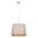 PENDANT ES 60W Blk w/Gold Interior Iron SLANTED w/Tree Pattern OD350 x H250 mm