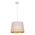 PENDANT ES 60W Blk w/Gold Interior Iron SLANTED w/Tree Pattern OD350 x H250 mm