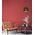 PENDANT ES 60W Blk w/Gold Interior Iron SLANTED w/Flower Pattern OD350 x H250 mm
