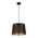 PENDANT ES 60W Wh w/Gold Interior Iron SLANTED w/Flower Pattern OD350 x H250 mm