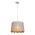 PENDANT ES 60W Wh w/Gold Interior Iron SLANTED w/Flower Pattern OD350 x H250 mm