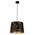 PENDANT ES 60W Blk w/Gold Interior Iron SLANTED w/Starburst Pattern OD350 x H250 mm