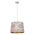 PENDANT ES 60W Wh w/Gold Interior Iron SLANTED w/Starburst Pattern OD350 x H250 mm