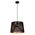 PENDANT ES 60W Wh w/Gold Interior Iron SLANTED w/Maple Leaf Pattern OD350 x H250 mm