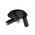 SPOT GU10 X 3 Outdoor Ceiling Adjustable Black IP54 RND Base OD240mm x H188mm