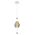 Pendant S/M LED Amber Spinning Top 5W Tri 3K/4K/6K 516 Lm