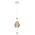 Pendant S/M LED Amber Spinning Top 5W Tri 3K/4K/6K 516 Lm
