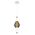 Pendant S/M LED Smokey Grey Spinning Top 5W Tri 3K/4K/6K 421 Lm
