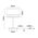 TABLE ES MED Wh Cloth RND OD300mm w/Wood Veneer Trim