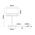 TABLE ES MED Wh Cloth RND OD300mm w/Wood Veneer Trim