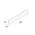 WALL S/M 32W RECT L1000mm LED TRI 2400Lm IP65 White w/FR Diff 2YR
