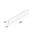 WALL S/M 48W RECT L1450mm LED TRI 3620Lm IP65 White w/FR Diff 2YR