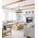 PENDANT SESx8 Medium OD862mm Candelabra Medium Oak Wood & Satin Brass Hardware