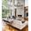 PENDANT SESx12 Large OD1212mm Candelabra Natural Wood & Oil Rubbed Bronze Hardware