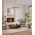 PENDANT SESx8 Medium OD862mm Candelabra Natural Wood & Oil Rubbed Bronze Hardware