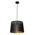 PENDANT ES 60W Blk w/Gold Interior Iron SLANTED w/Honeycomb Pattern OD350 x H250 mm