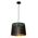 PENDANT ES 60W Blk w/Gold Interior Iron SLANTED w/Honeycomb Pattern OD350 x H250 mm