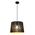 PENDANT ES 60W Wh w/Gold Interior Iron SLANTED w/Honeycomb Pattern OD350 x H250 mm