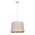 PENDANT ES 60W Wh w/Gold Interior Iron SLANTED w/Honeycomb Pattern OD350 x H250 mm