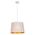 PENDANT ES 60W Wh w/Gold Interior Iron SLANTED w/Honeycomb Pattern OD350 x H250 mm