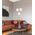PENDANT SES 10W Round Smokey Black (Mirror Finish) Glass w/Black Highlight OD185mm x H290mm