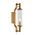 Wall Int S/M SES TUBULAR CLR Glass w/ Chrome Base