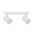 SPOT D/ADJ GU10 Wh IP20 RECT BAR L250mm x W75mm x H25mm