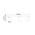 SPOT 3/ADJ GU10 Wh IP20 RECT BAR L450mm x W75mm x H25mm