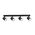 SPOT 4/ADJ GU10 Wh IP20 RECT BAR L450mm x W75mm x H25mm