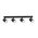 SPOT 4/ADJ GU10 Wh IP20 RECT BAR L450mm x W75mm x H25mm